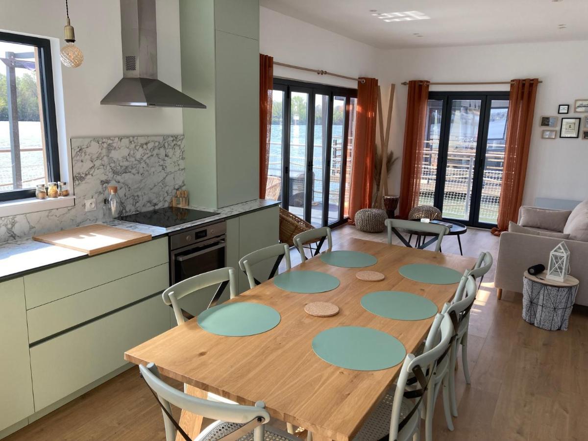 Seinehouse - Maison Flottante Vaux-Sur-Seine Kültér fotó