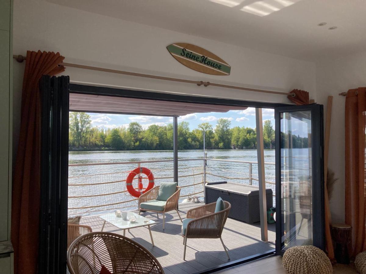 Seinehouse - Maison Flottante Vaux-Sur-Seine Kültér fotó